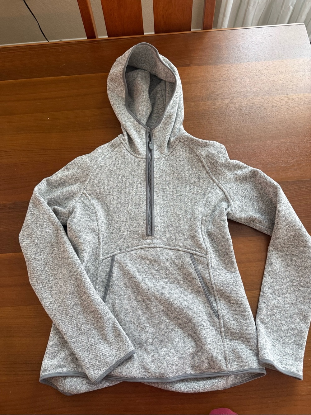 lululemon athletica Fleece & Thank You Pullover in heathered grey